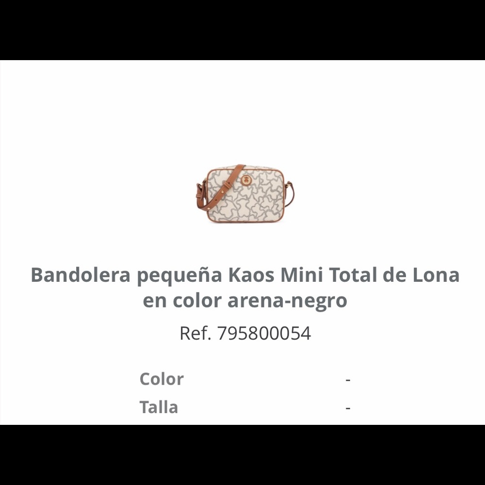 Tous Kaos Shoulder Strap
